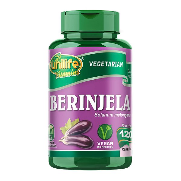 Berinjela Unilife 500mg 120 Cápsulas