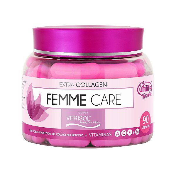 Colageno Femme Care Verisol Unilife 600mg 90 Cápsulas