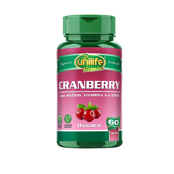 Cranberry Unilife 500mg 60 Cápsulas