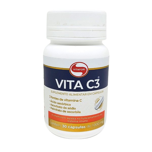 Vita C3 Vitafor 1000mg 30 Cápsulas