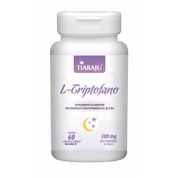 L Triptofano Tiaraju 300mg 60 Cápsulas