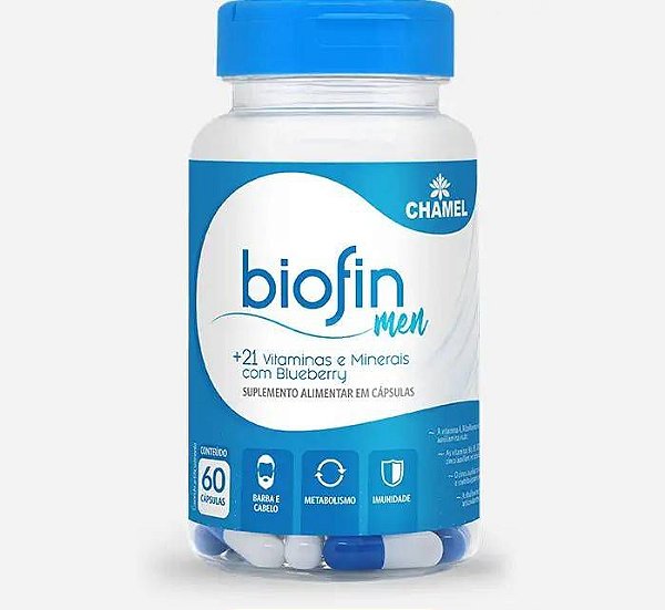 Biofin Men Chamel 500mg 60 Cápsulas