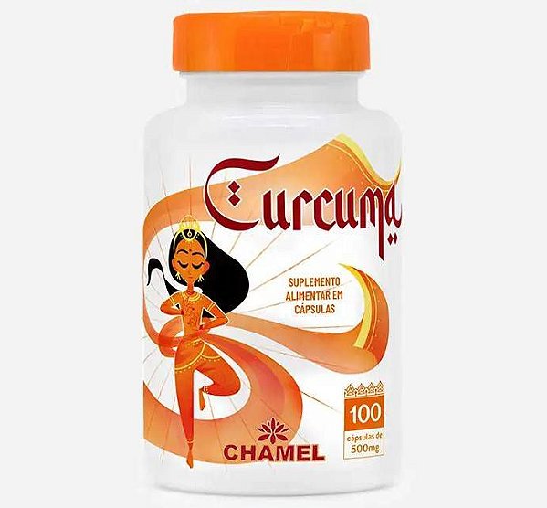 Cúrcuma Chamel 500mg 100 Cápsulas