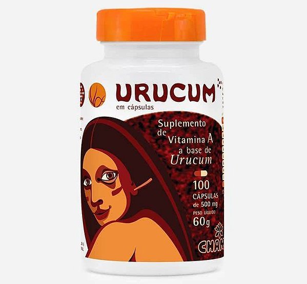 Urucum Chamel 100 Cápsulas