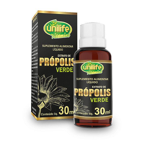 Extrato de Própolis Verde Unilife 30ml