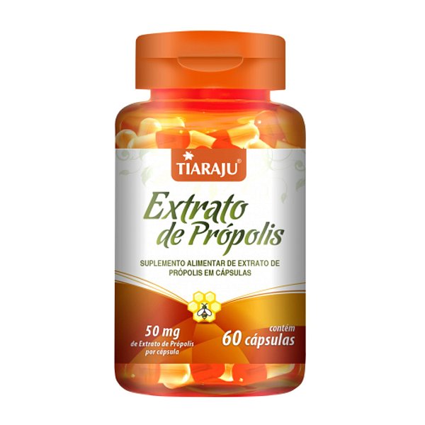 Extrato de Propolis Tiaraju 50mg 60 Caps