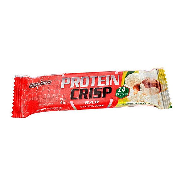 Barra Protein Crisp Bar Leite Ninho Creme Avela Integral Medica S/G 45g Un