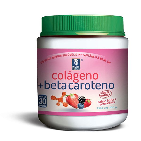 Colageno Hidrolisado + Beta Caroteno Frutas Vermelhas Doctor Berger 200g