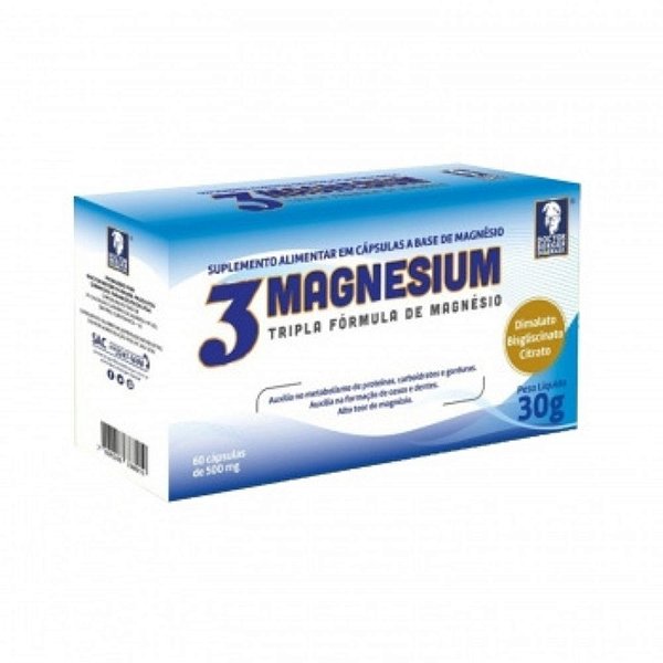 3 Magnesium Doctor Berger 500mg 60 Capsulas