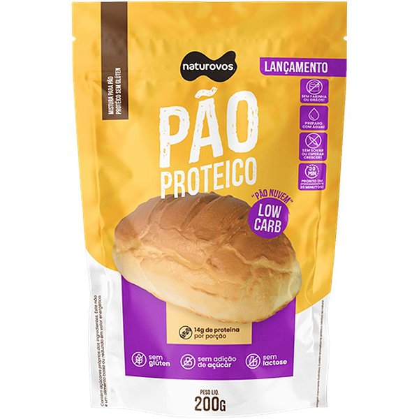 Pao Proteico S/G S/L Naturovos 130g