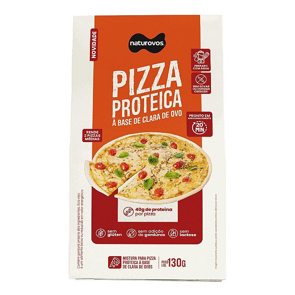 Pizza Proteica S/G S/L Naturovos 130g