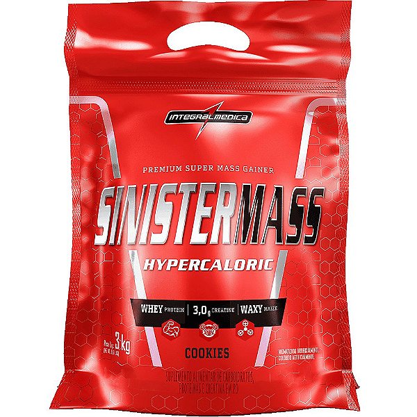 Sinister Mass Hipercalorico Cookies Integral Medica 3kg