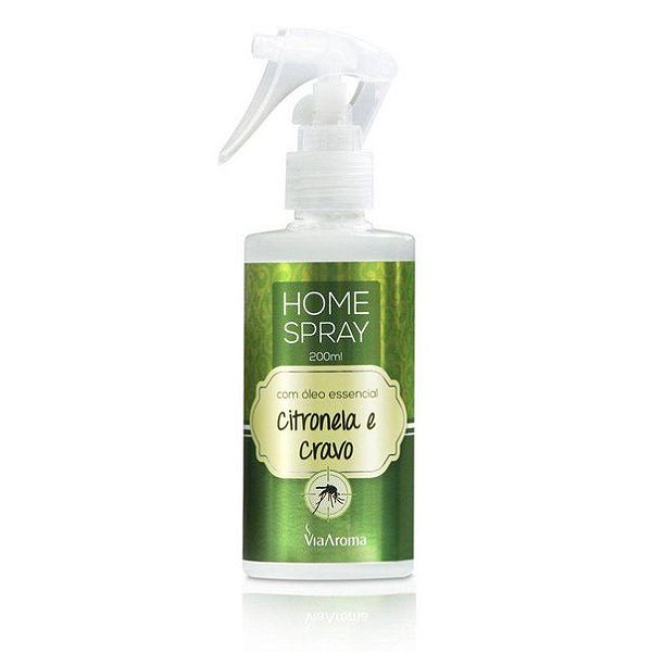 Home Spray Citronela e Cravo Via Aroma 200ml