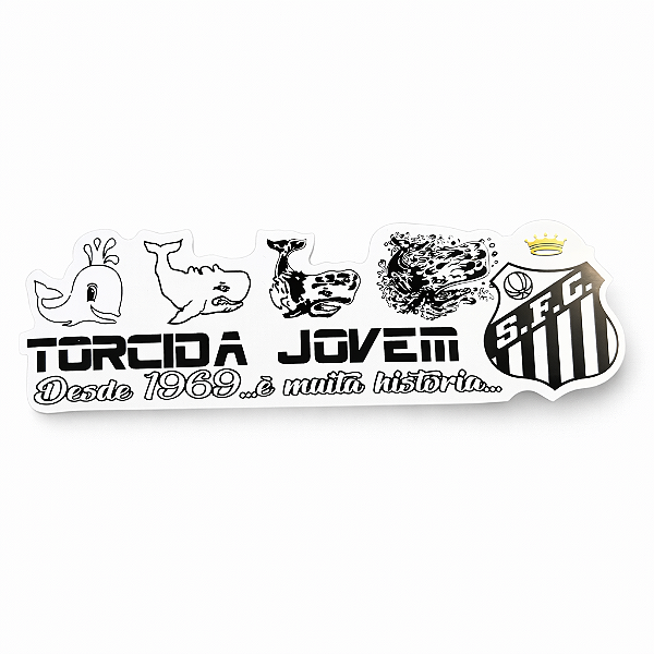 Adesivo Torcida Jovem Desde 1969 oficial