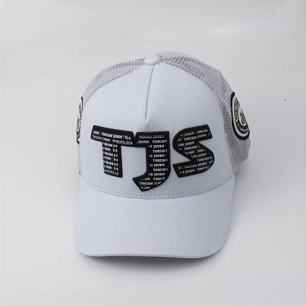 Boné Torcida Jovem Santos TJS Contorno Oficial