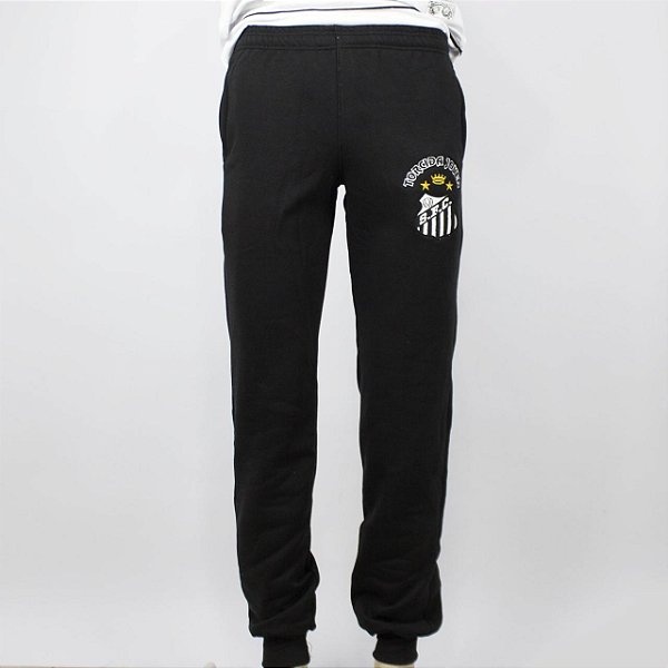Calça Moletom Torcida Jovem Santos Oficial