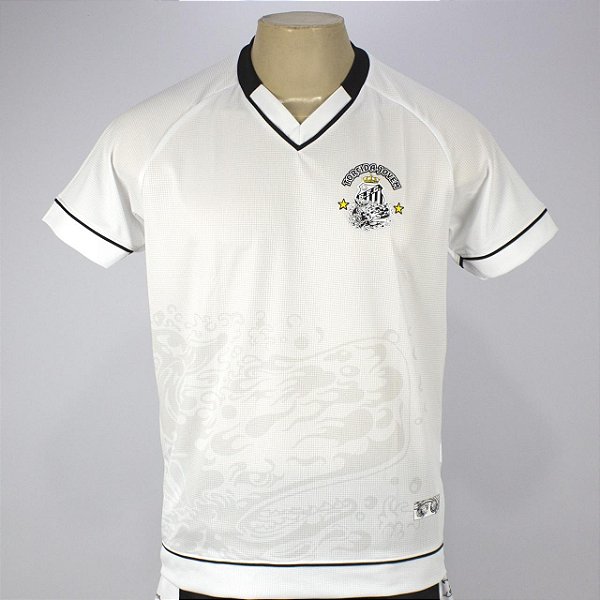 Camisa Torcida Jovem Santos Estampa Baleia Oficial