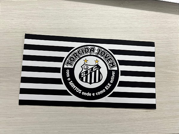 Adesivo Torcida Jovem Santos Bandeirão Oficial