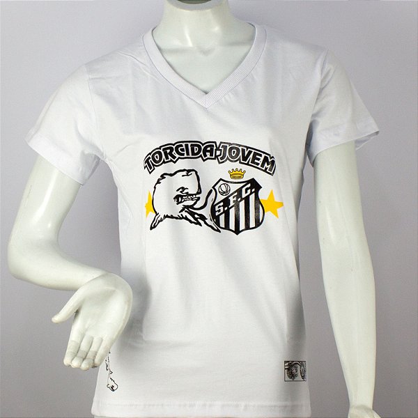 Baby Look Torcida Jovem Santos 3 Baleias Oficial