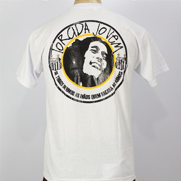 Camiseta Torcida Jovem Santos Coroa Bob Oficial
