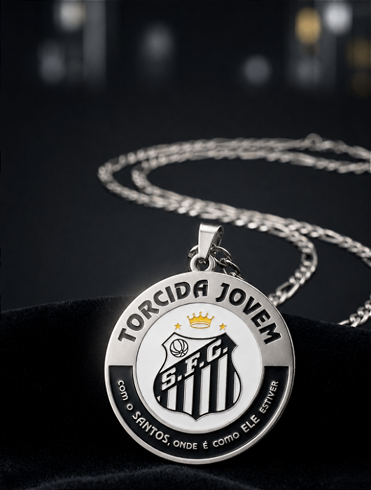 Corrente Logo Branco Torcida Jovem Oficial