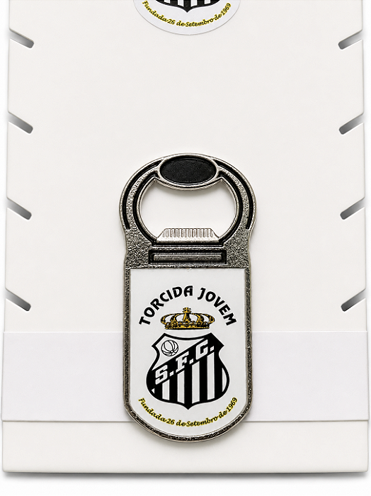 Abridor de Garrafa Branco Torcida Jovem Oficial