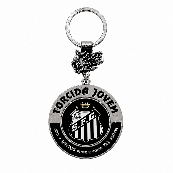 Chaveiro Logo Preto Torcida Jovem Oficial