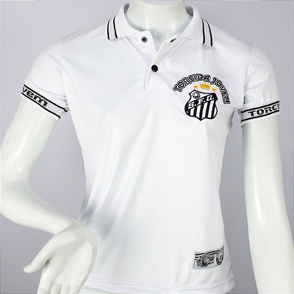 Outlet Sem Troca - Polo Baby Look Tradicional Torcida Jovem Oficial