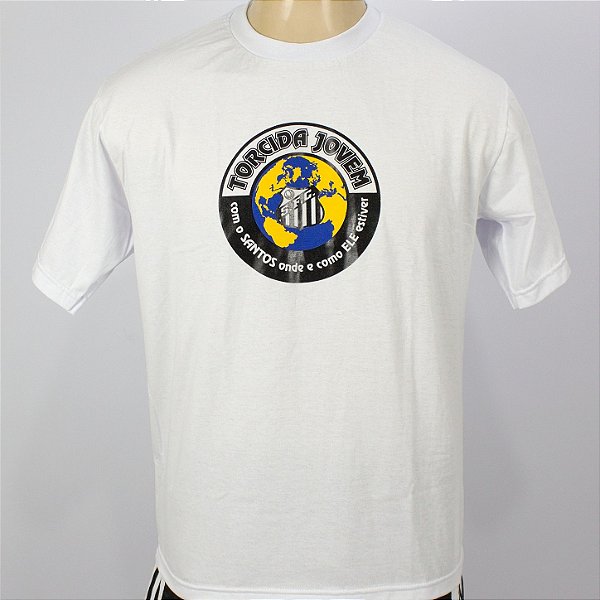 Outlet Sem Troca - Camiseta Torcida Jovem Santos Mundo Oficial