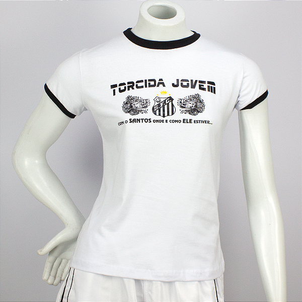 Outlet Sem Troca - Baby Look 2 Baleias Com Letra Cortada Torcida Jovem Oficial