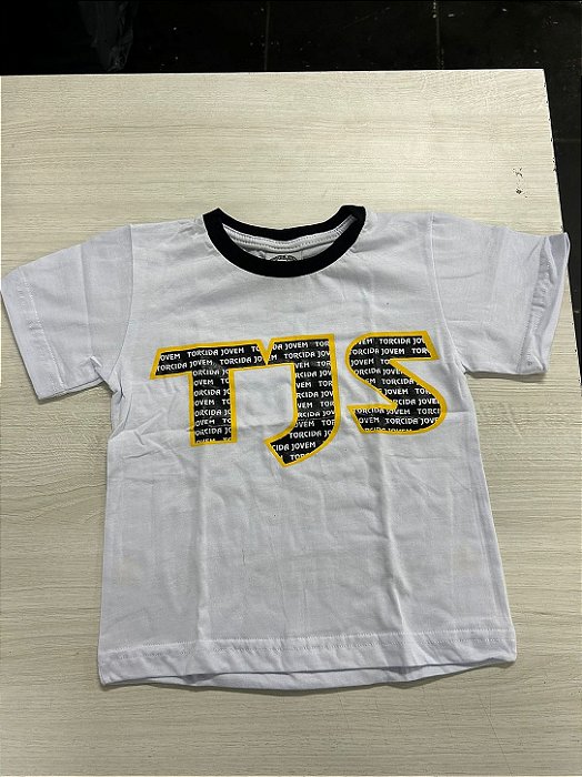 Outlet Sem Troca - Camiseta TJS Infantil Torcida Jovem Oficial