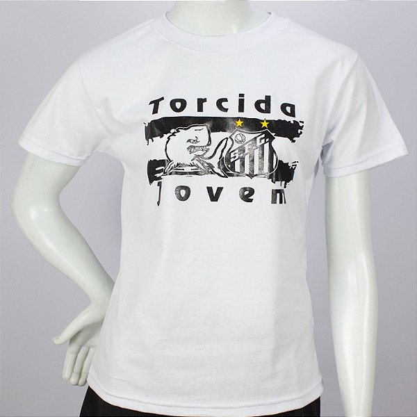 Outlet Sem Troca - Baby Look Baleia Com Símbolo Torcida Jovem Oficial