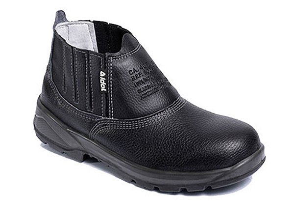 Botina de Segurança Idol Couro Vaqueta