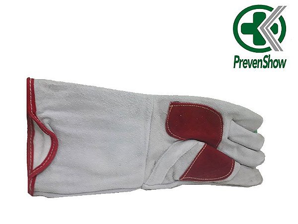 Luveq  Luva Soldador  em Raspa  Forrada 20cm