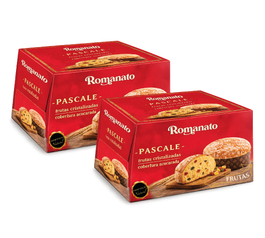 KIT COM 2 BOLOS DE PÁSCOA PASCALE ROMANATO