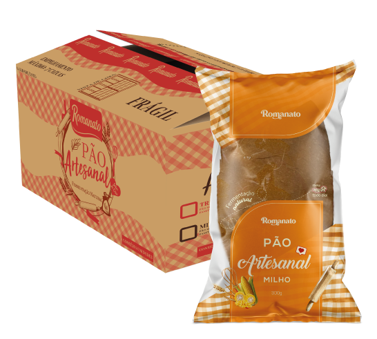 Caixa de Pão de Milho - 300g - 8 UND - CX FECHADA