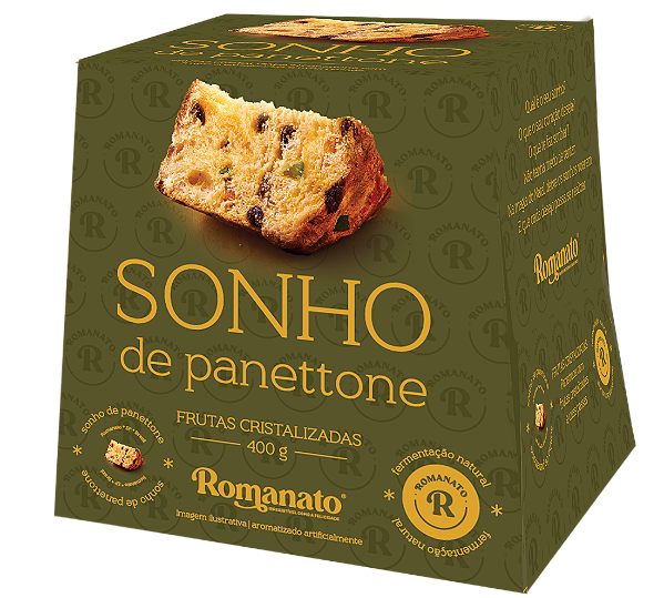 Sonho de Panettone - Frutas Cristalizadas (400g)