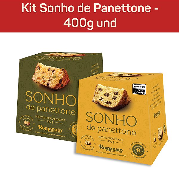Kit - 2 Sonho de Panettone - 400g und
