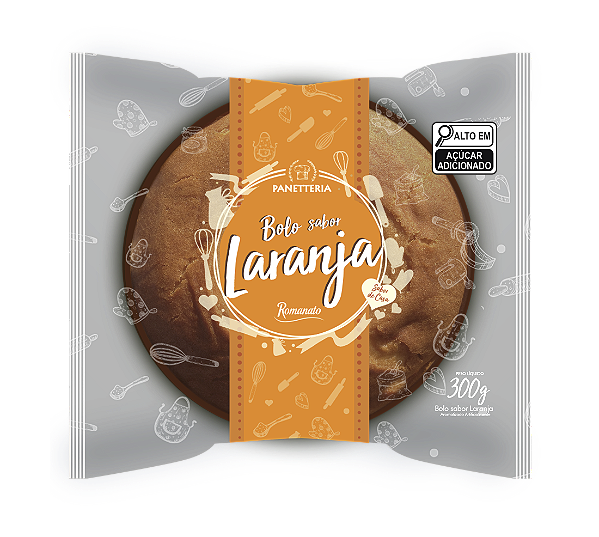 Bolo sabor Laranja (300g) - UNIDADE