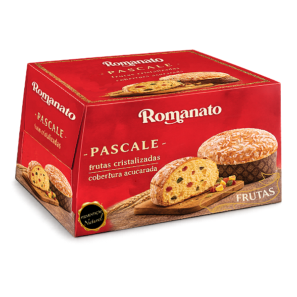 Bolo de Páscoa Pascale Romanato com Frutas Cristalizadas (300g)