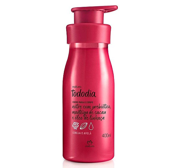 Hidratante corporal Natura tododia Cereja e Avelã 400ml