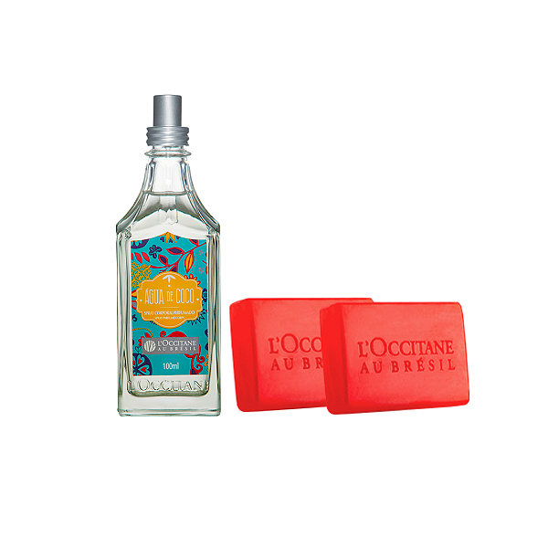 Água de Coco Kit Presente L’Occitane au Brésil
