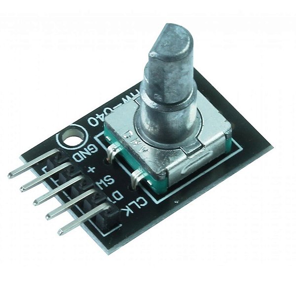 MODULO ENCODER ROTATIVO DE PULSO COM CHAVE HW-040 - 4hobby Indústria e  Comércio