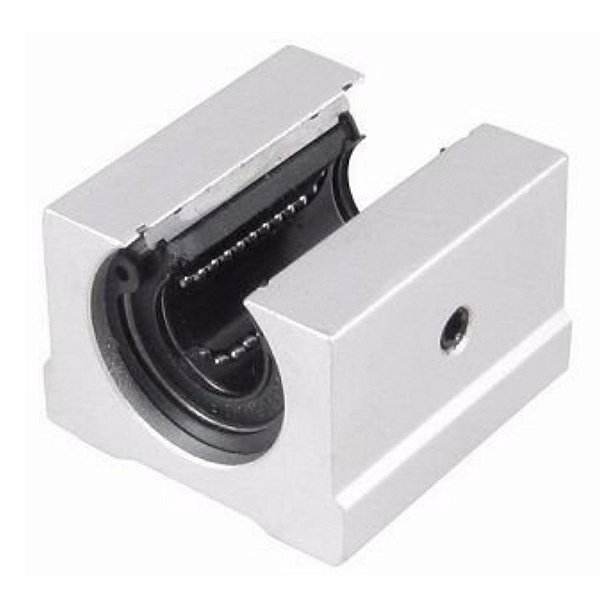 PILLOW BLOCK ABERTO 20MM SBR20UU COM ROLAMENTO LINEAR