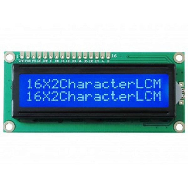 DISPLAY LCD 16X2 COM FUNDO AZUL