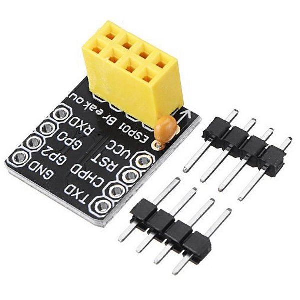 ADAPTADOR MÓDULO WIFI ESP8266 ESP-01 PARA PROTOBOARD