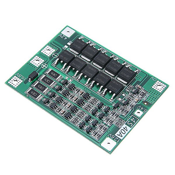 PLACA BMS 4S 40A 16,8V BALANCEAMENTO PROTEÇÃO BATERIA LÍTIO