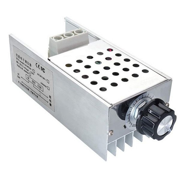 DIMMER CONTROLADOR AC MOTOR LÂMPADA RESISTÊNCIA 220V 10000W