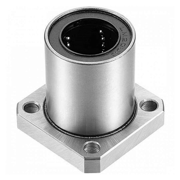 ROLAMENTO LINEAR LMK20UU COM FLANGE QUADRADA PARA EIXO 20MM