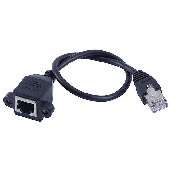 CABO EXTENSÃO ETHERNET RJ45 30CM PARA PAINEL